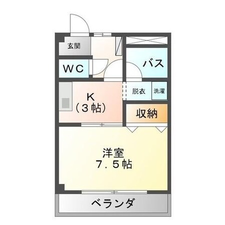 枇杷島駅 徒歩3分 2階の物件間取画像